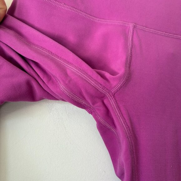 Lululemon Align High-Rise Double Lined Crop Legging 23" Vivid Plum Size 4 - Picture 7 of 10